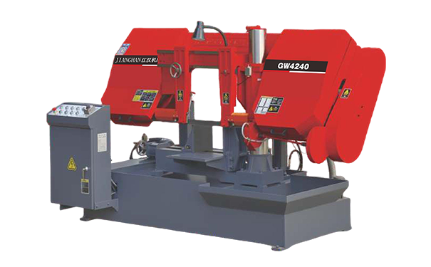 畜禽良种场GW4240双柱卧式带锯床