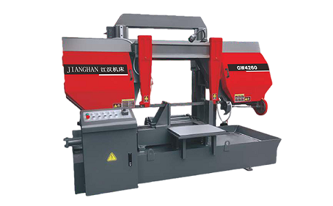 畜禽良种场龙门带锯床运行中途停止切割产生的原因是什么？